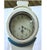 Swedish country Mora clock from early 1800s in white paint finish and blue detail with a Classic shape body and a good...