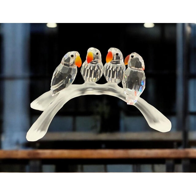 Statuetta Baby Lovebirds by Swarovski, 2000s For Sale - Image 6 of 14