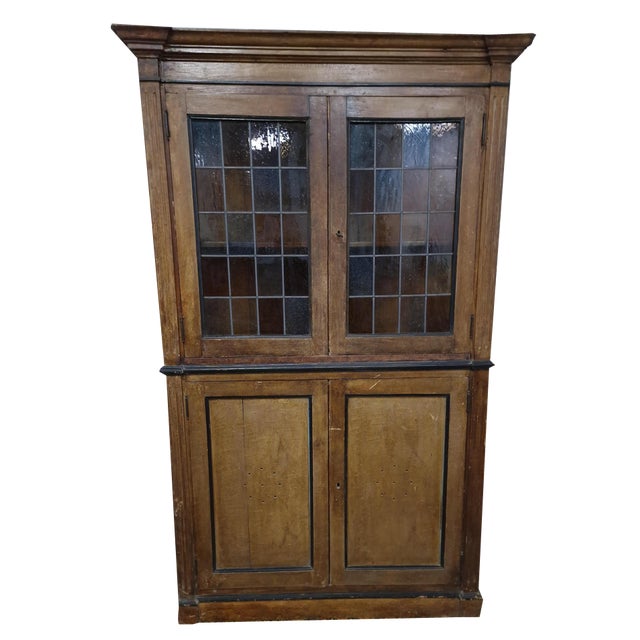 Antique Showcase Cabinet, 1800s For Sale