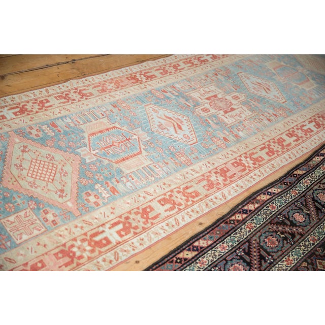 Vintage Distressed Karaja Rug Runner - 3'5" X 14'9" For Sale - Image 12 of 12