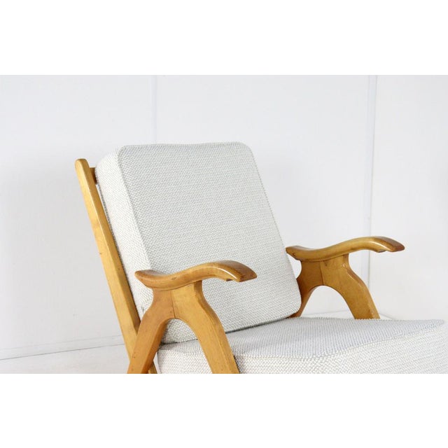 Ivory Nederweert Armchair in Oak For Sale - Image 8 of 16