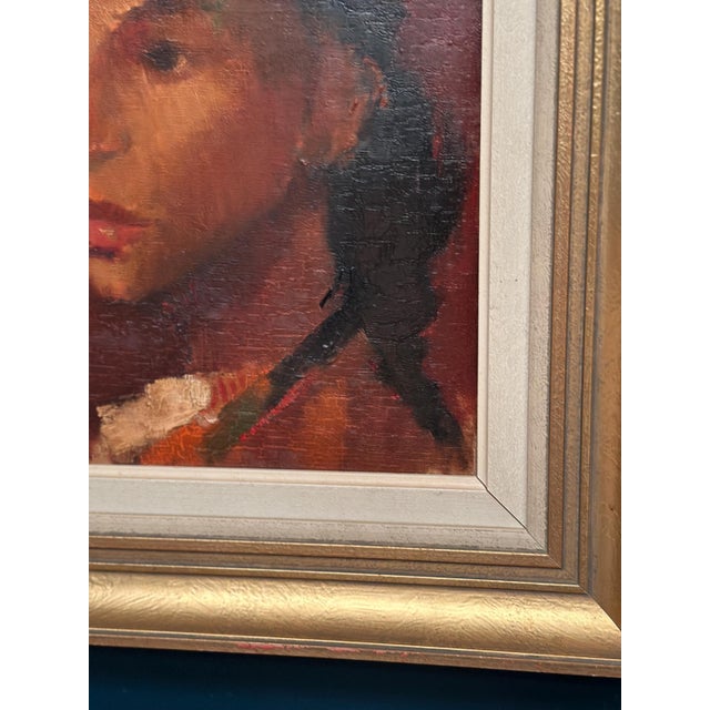 Hilding Rösiö, Spanish Girl, 1960s, Oil on Canvas, Framed For Sale - Image 10 of 18