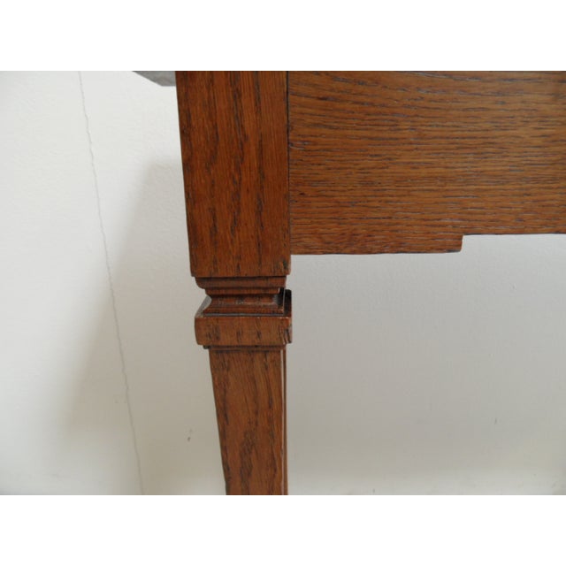 Side Table in Oak For Sale - Image 5 of 11