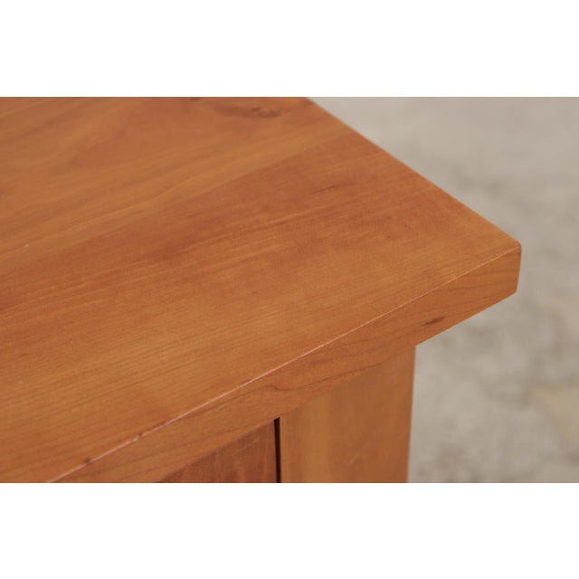 Gat Creek 2 Drawer Studio Crafted Cherry Nightstand For Sale - Image 11 of 15
