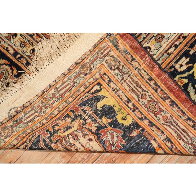 Late 20th Century Hadji Jalili Tabriz Animal Pictorial Prayer Rug For Sale In New York - Image 6 of 18