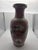 Chinese Large 20th Century Chinese Famille Rose Porcelain Baluster Vase 18” For Sale - Image 3 of 9