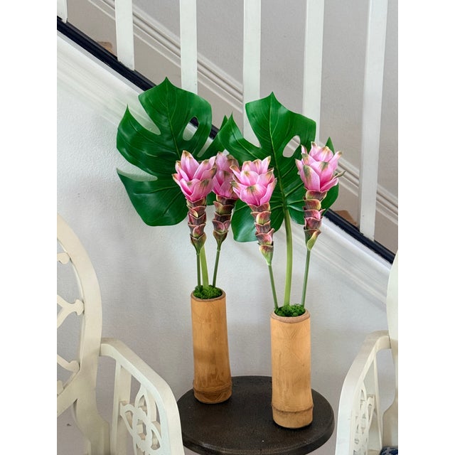 Elevate your space with this striking tropical-inspired arrangement, designed to bring effortless sophistication and a...
