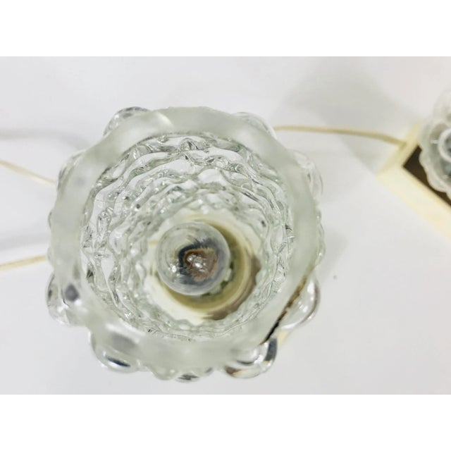 Vintage Bubble Glass Table Lamps, 1970s, Set of 2 For Sale - Image 9 of 10