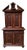 Antique Neo-Renaissance Walnut and Bronze Cabinet, 1880s For Sale