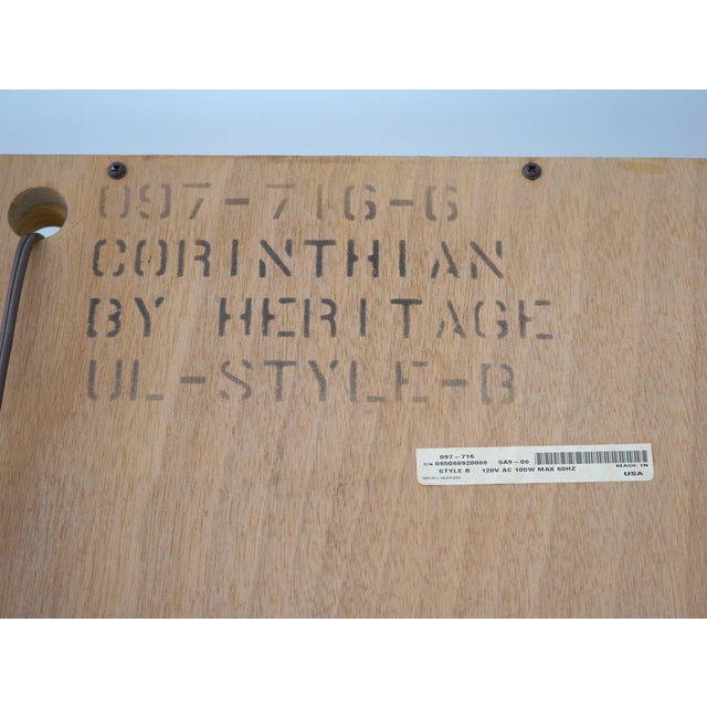 Burl Ash Campaign Curio Cabinet by Drexel Heritage For Sale - Image 16 of 16