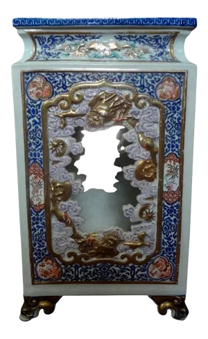 19th Century Japanese Meiji Porcelain Garden Seat or Table