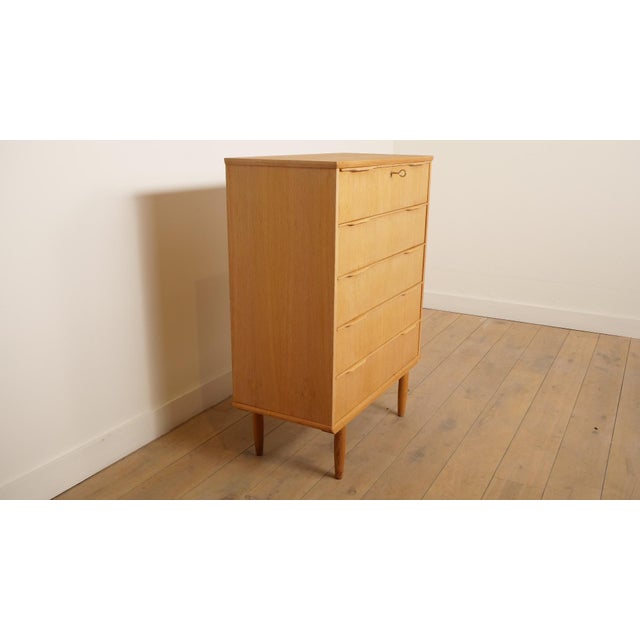 Vintage Danish Teak Chest of Drawers For Sale - Image 5 of 9
