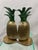 Mid-Century Modern 1990s Pair of Solid Brass Pineapple Book Ends For Sale - Image 3 of 8