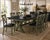 Early 21st Century Architectural Transitional Extension Dining Set in Old Chapel Sagewood Green™ & Onyx Black™ For Sale - Image 5 of 6