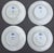 Ceramic Johnson Brothers Old Britain Castles Pink Christmas Tree Dinnerware Set – 4 Dinner Plates, 4 Salad Plates & 4 Mugs – Made in England - 12 Pieces For Sale - Image 7 of 12