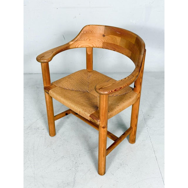 Dining Chairs in Pine and Paper Cord by Rainer Daumiller and Poultries Pedersen for Grammrode, 1970s, Denmark, Set of 4 For Sale - Image 16 of 17