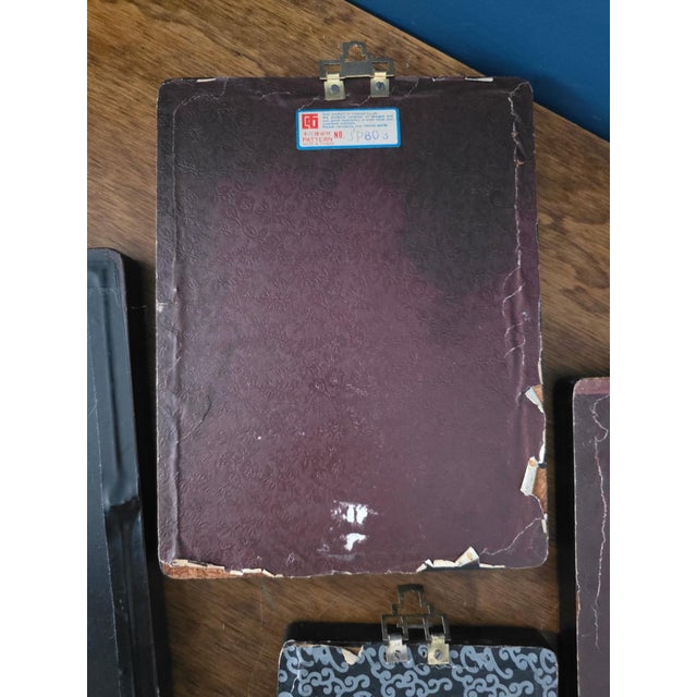 1950s Chinese Style Hardstone Floral Panels With Jade-Tone Carving, Set of 4 For Sale - Image 12 of 18