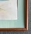 Midcentury Fish Watercolor, Signed, Matted and Framed For Sale - Image 4 of 6
