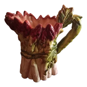 1980s Fitz & Floyd Ceramic Mini Pitcher or Creamer