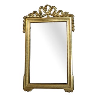Large Louis XVI Mirror in Gilded Wood For Sale