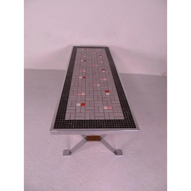 Vintage Coffee Table with Tiles, 1960s For Sale - Image 6 of 13