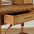 Vintage British Colonial Style Faux Burnt Bamboo and Grasscloth Pagoda Desk For Sale - Image 10 of 16
