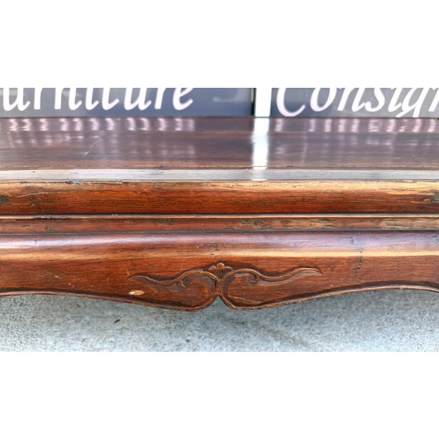 Wood Antique Low Profile Chinese Coffee Table For Sale - Image 7 of 9