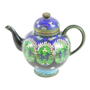 Antique Cloisonne Decorative Teapot