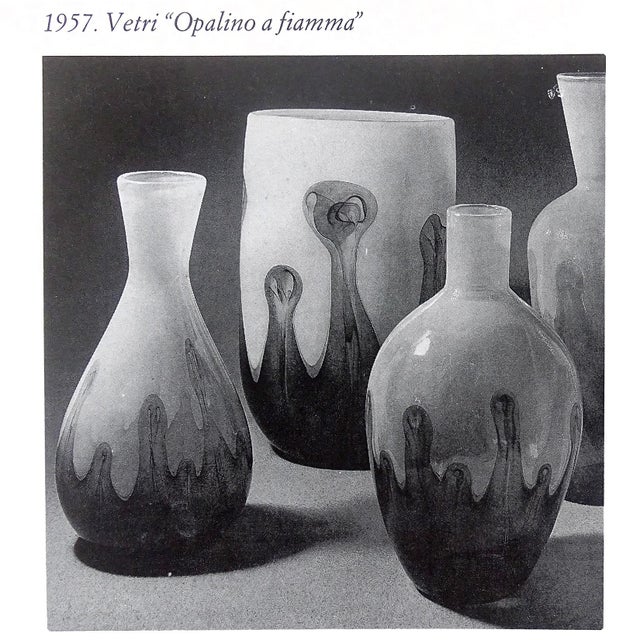 Barovier Toso Murano Vintage XLRG Opal White Chalcedony Italian Art Glass Pendant Lampshade For Sale - Image 10 of 10