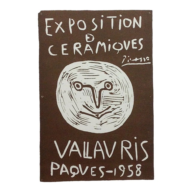 Picasso Lithograph 93 Expo Ceramiques Art in Posters For Sale