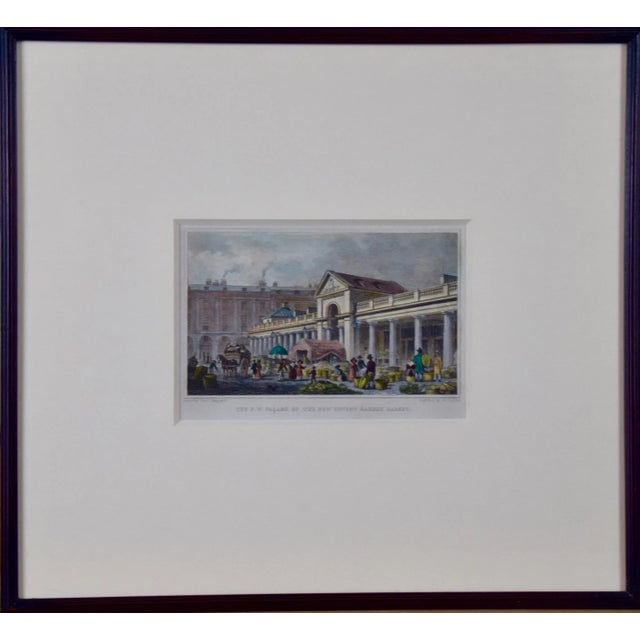 Sculpture Materials Three 19th C. Hand Colored Engravings of London Architecture by T. Shepherd, 1828 For Sale - Image 7 of 12