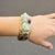 Not Yet Made - Made To Order Bochic “Orient” Ruby, Sapphires & Mint Jade Cuff Set in 18 K Gold & Silver For Sale - Image 5 of 5