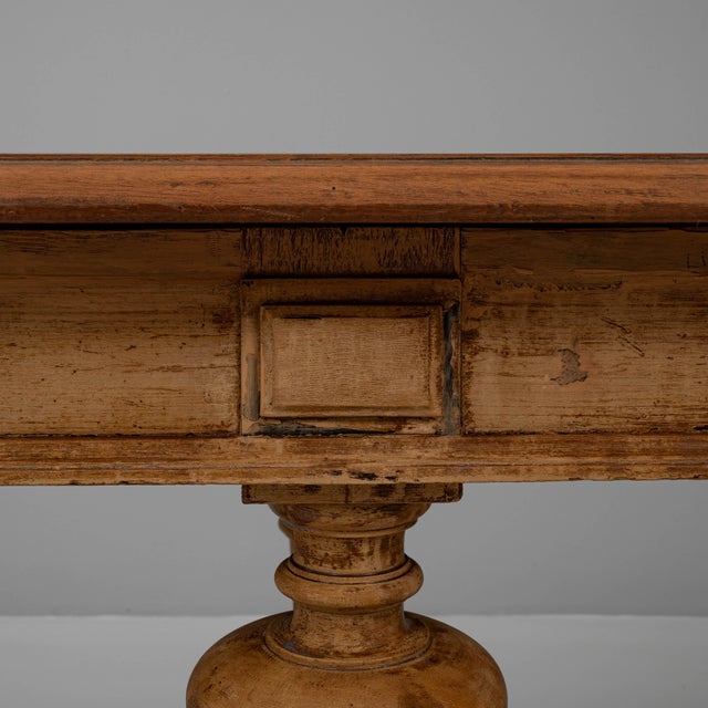 19th Century French Wooden Drapers Table For Sale - Image 14 of 18