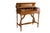 Mission Antique Mission Arts & Crafts Walnut Inlaid Spinet Secretary Desk Console Table For Sale - Image 3 of 18