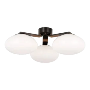 Champalimaud for Visual Comfort Signature Marisol XL Triple Flush Mount in Gun Metal