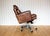 Silver Leather Executive Desk Swivel Chair in Cigar Leather by Timothy Oulton for Halo, 2010s For Sale - Image 8 of 18
