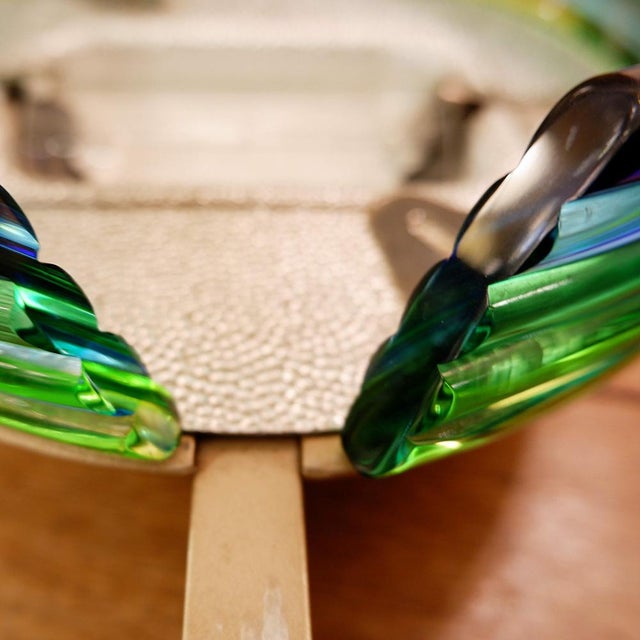 Murano Glass Wall Lamps, 1980s, Set of 3 For Sale - Image 9 of 12