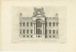 Campbell, Illustration of a New Building Design in Dorset, England, 1717, Print