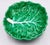 Ceramic 1940s Bordallo Pinheiro Cabbage Leaf Bowl Pressed Frog Mark Portugal Majolica 9" For Sale - Image 7 of 7