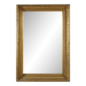 Antique French First Finish Giltwood Framed Wall Mirror C1900