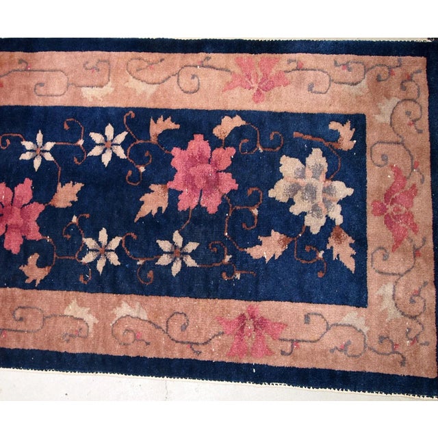 1920 Handmade Antique Art Deco Chinese Rug For Sale In New York - Image 6 of 8