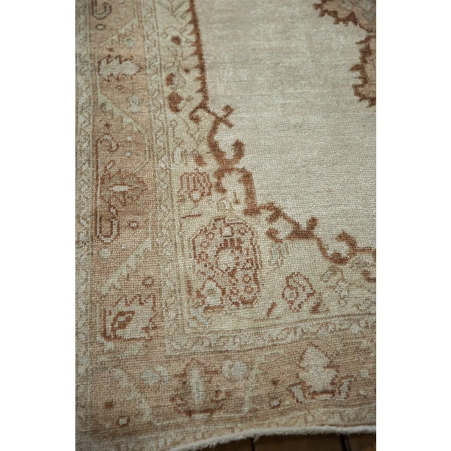 Old New House Vintage Distressed Oushak Rug Runner - 4'3" x 9' For Sale - Image 4 of 12