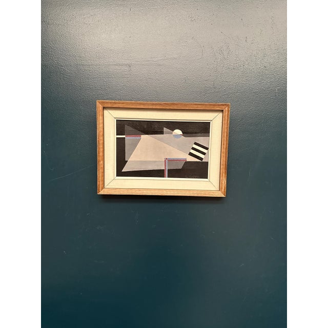 Lars. Gideon, Abstract Composition, 1960s, Oil on Canvas, Framed For Sale - Image 12 of 18