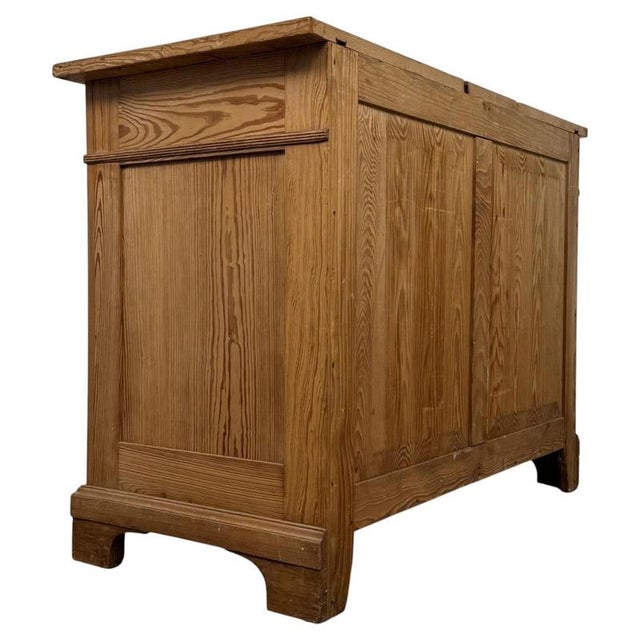 Antique Edwardian Pitch Pine Cupboard, 1910 For Sale - Image 10 of 13