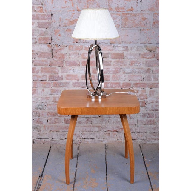 Art Deco Table Lamp in Chromed Metal by Mauro Ferretti, Italy, 1920s For Sale - Image 9 of 12