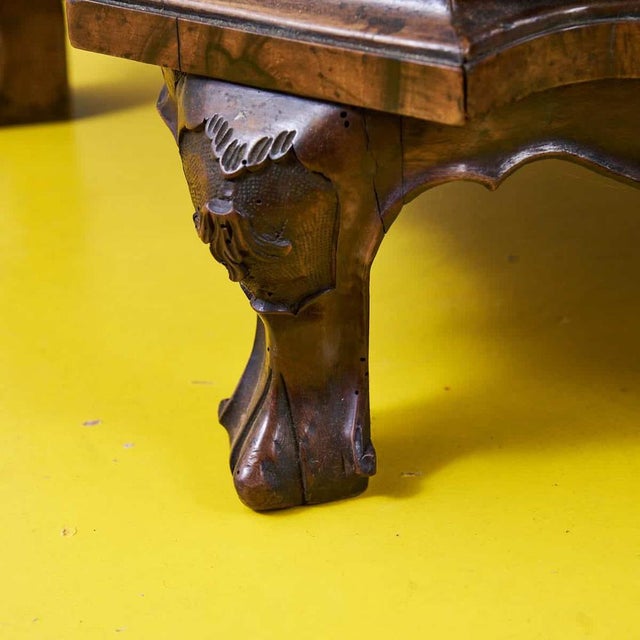 Antique Cabinet in Walnut Veneer, 1900s For Sale - Image 13 of 18