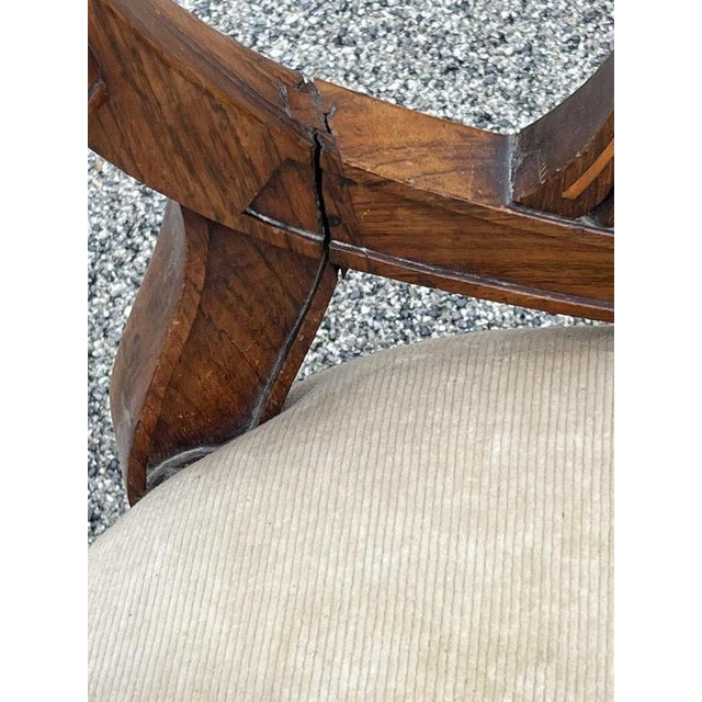 Victorian Carved Walnut Country House Library Armchair with Lion Paws Feet For Sale - Image 9 of 16