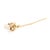 1910s Signed Edwardian 14k Gold & Blister Pearl Figural Flower Stickpin For Sale - Image 5 of 8
