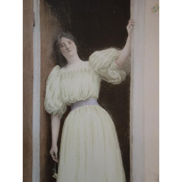 Raphael Collin, The Departure, 1897, Lithograph For Sale - Image 3 of 5