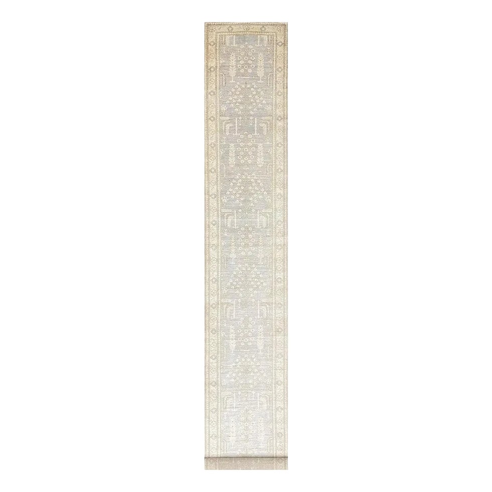 1990s Handwoven Pakistani Style Runner Rug 3x16 | Chairish